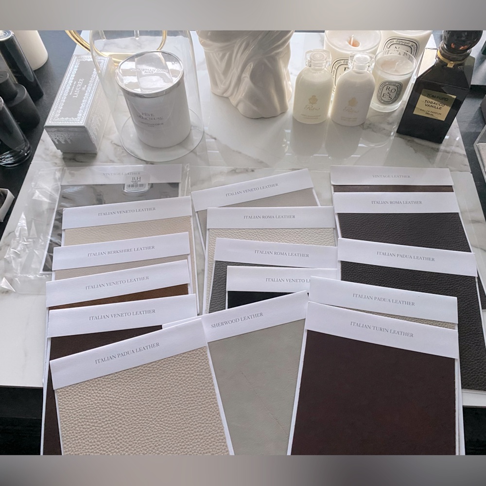 Restoration Hardware Leather Swatches